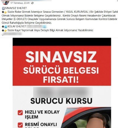 Pes dedirten ‘sınavsız ehliyet’ oyunları!