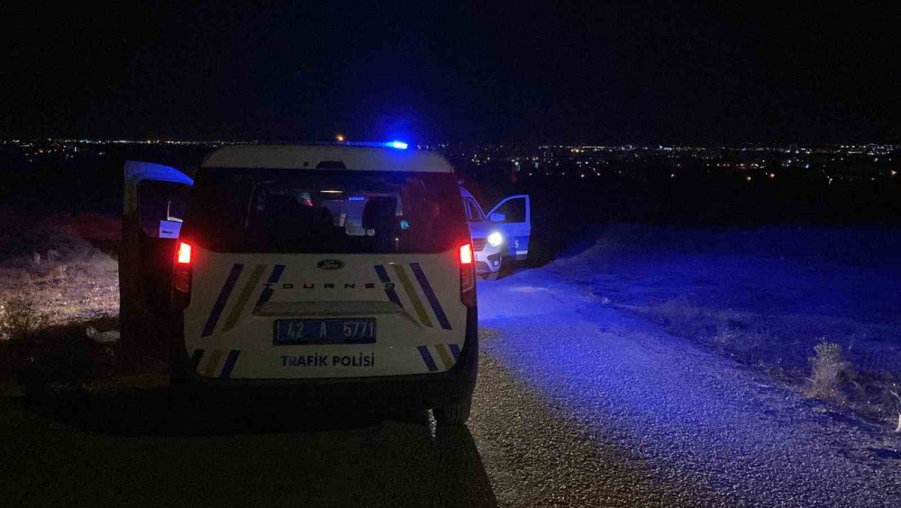 Konya'da polisten kaçan ehliyetsiz alkollü sürücüye 106 bin lira ceza