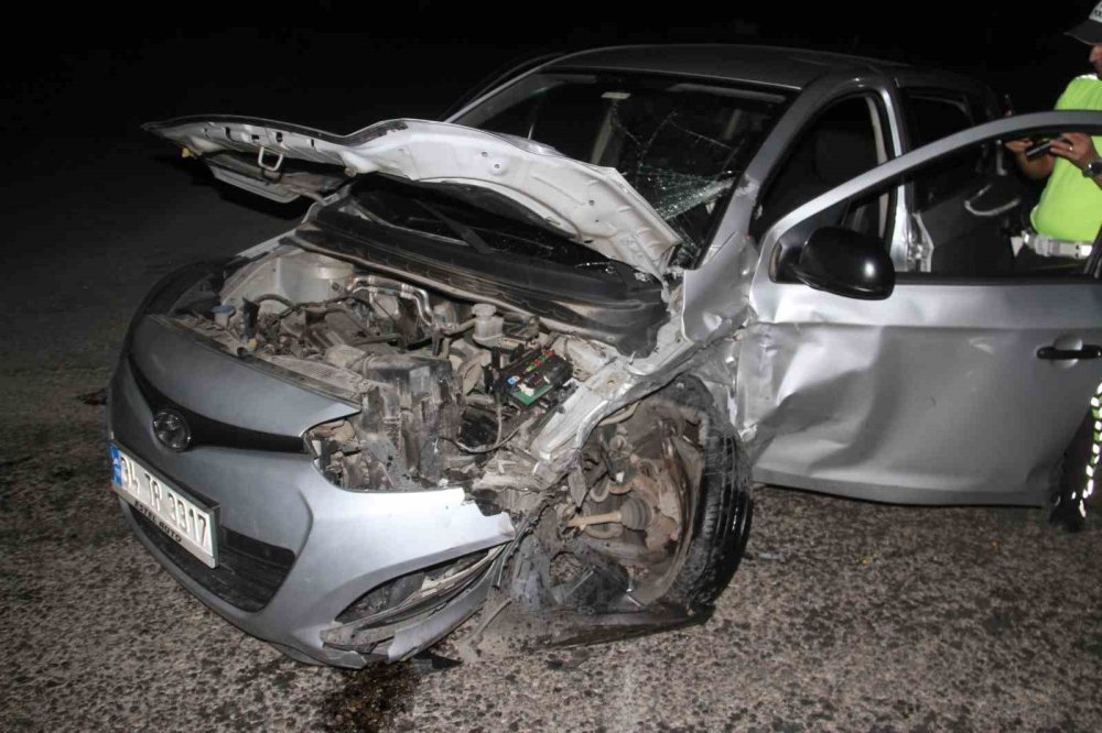 Konya’da iki otomobil çarpıştı: 6 yaralı