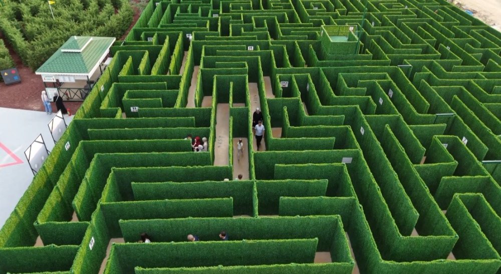 Konya'nın labirenti! Yanlış cevap hapsediyor