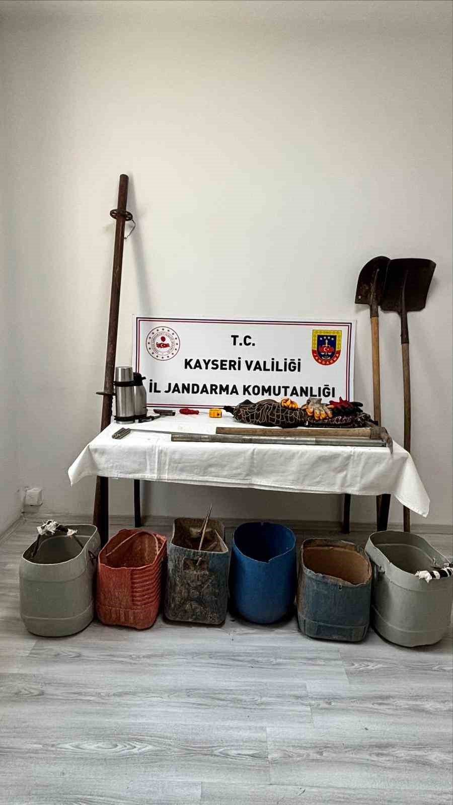 Define avcıları dronla tespit edildi