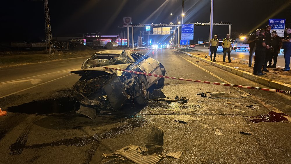 Otomobil takla attı: 1 ölü, 1 yaralı