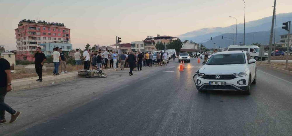 Kazada motosikletin sürücüsü öldü