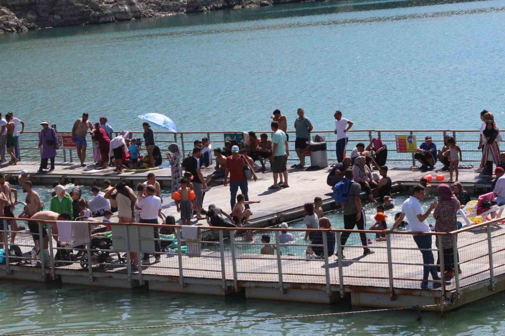 Konya'dan kareler... Sahilleri aratmadı