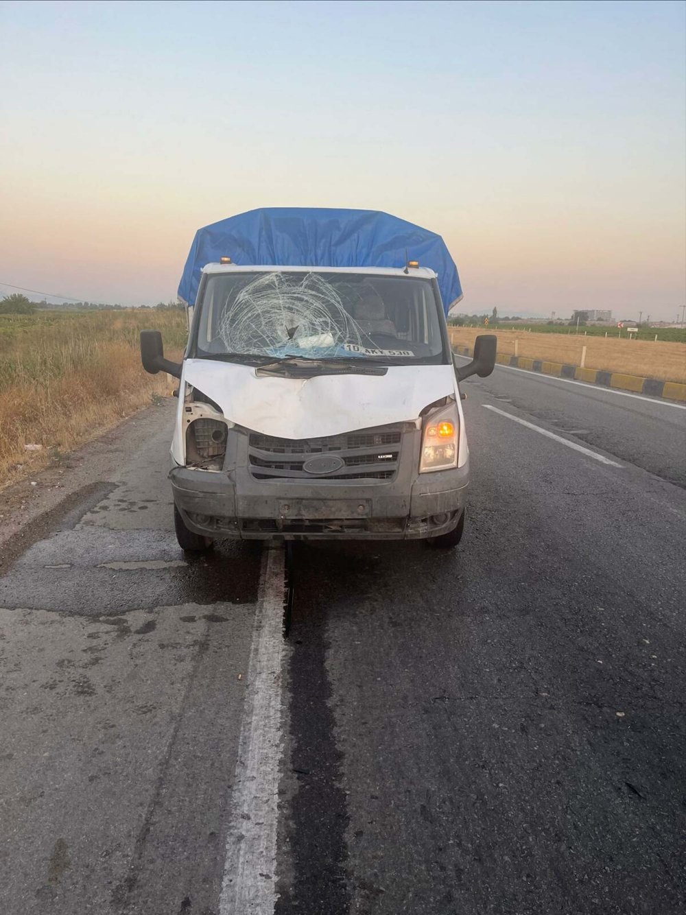 Kamyonetin çarptığı bisikletin sürücüsü öldü