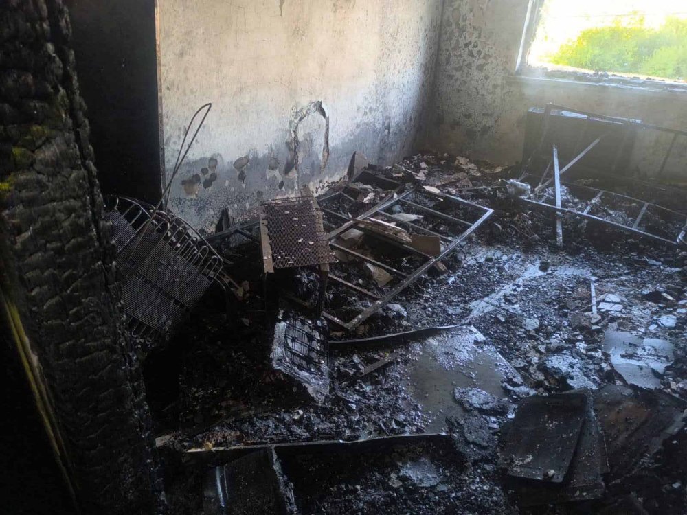 Afyonkarahisar'da daire yangını: 1 ölü