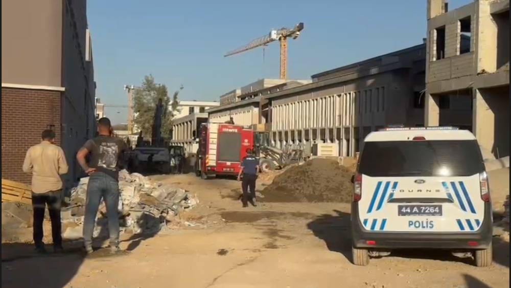İş yeri şantiyesinde göçük: 1 ölü