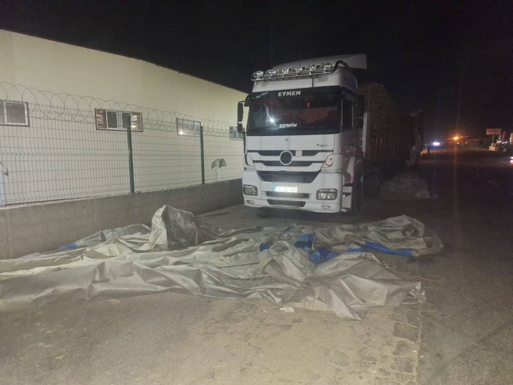 Brandayı toplarken öldü