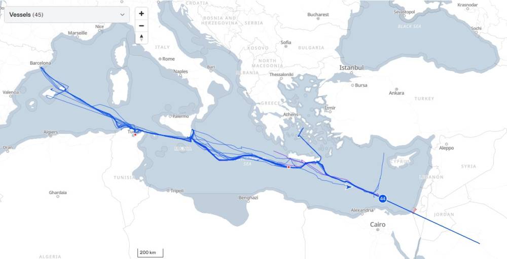Küresel Sumud Filosu'nun 'Yüksek riskli bölgeye' girdiği bildirildi
