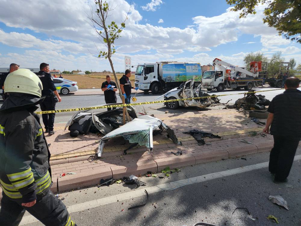 Konya'daki öğretmene acı veda!