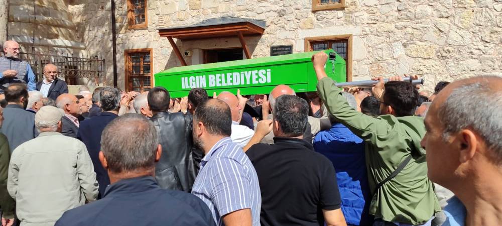 Konya'daki öğretmene acı veda!