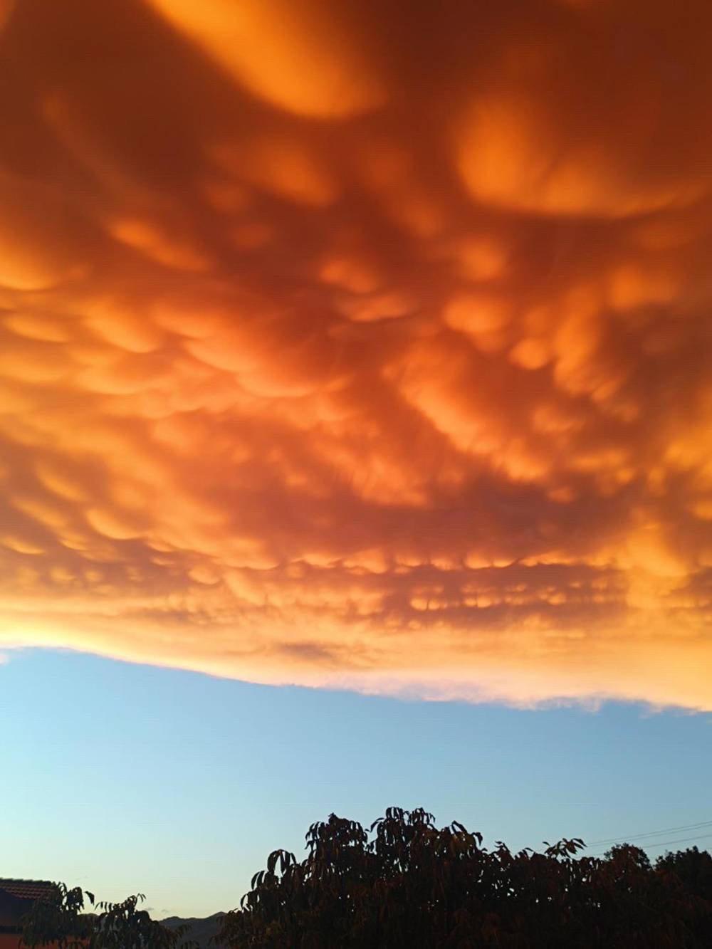 Muğla semalarında Mammatus bulutları görüldü
