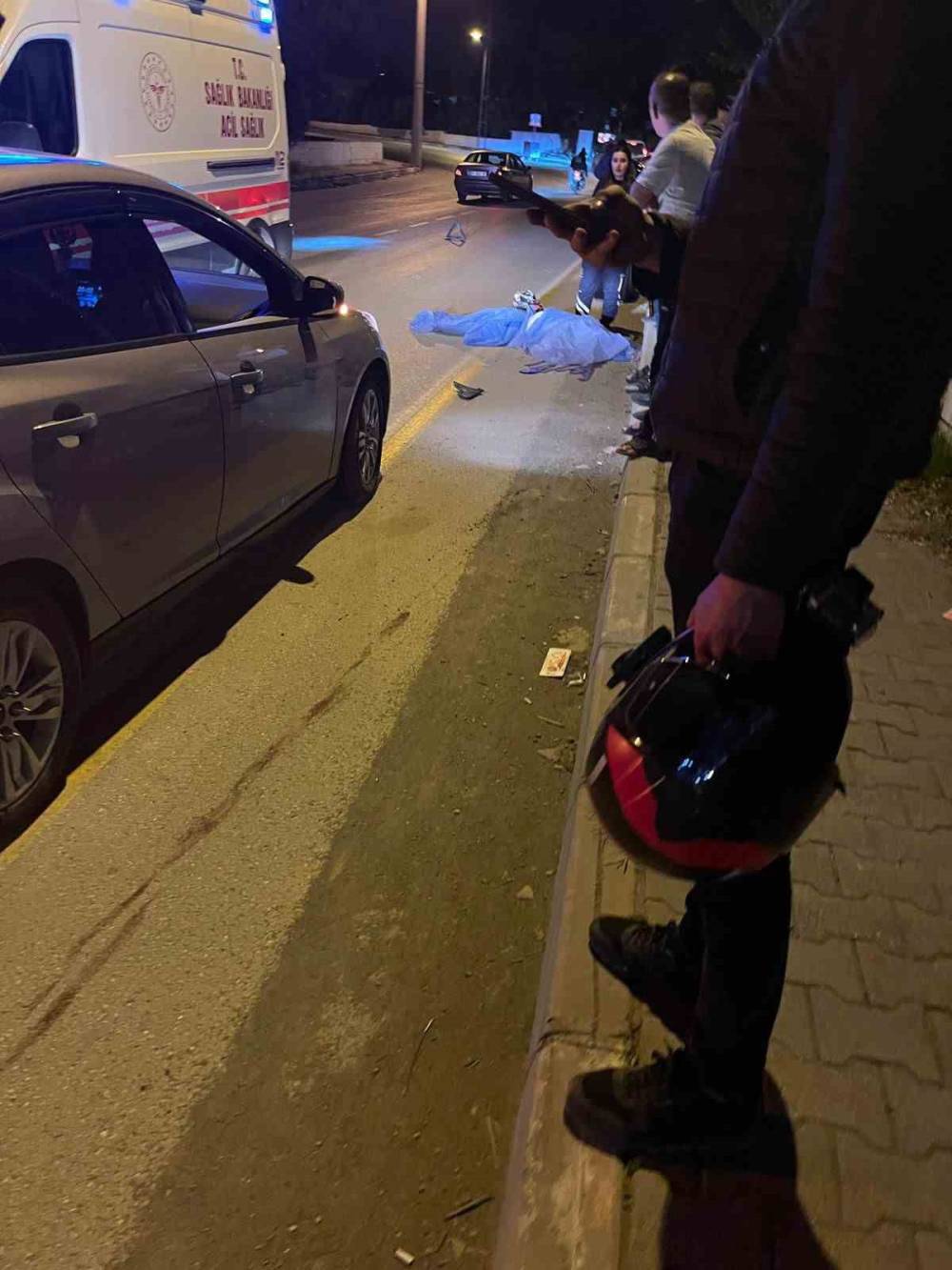 Motosiklet kazasında genç sürücü öldü