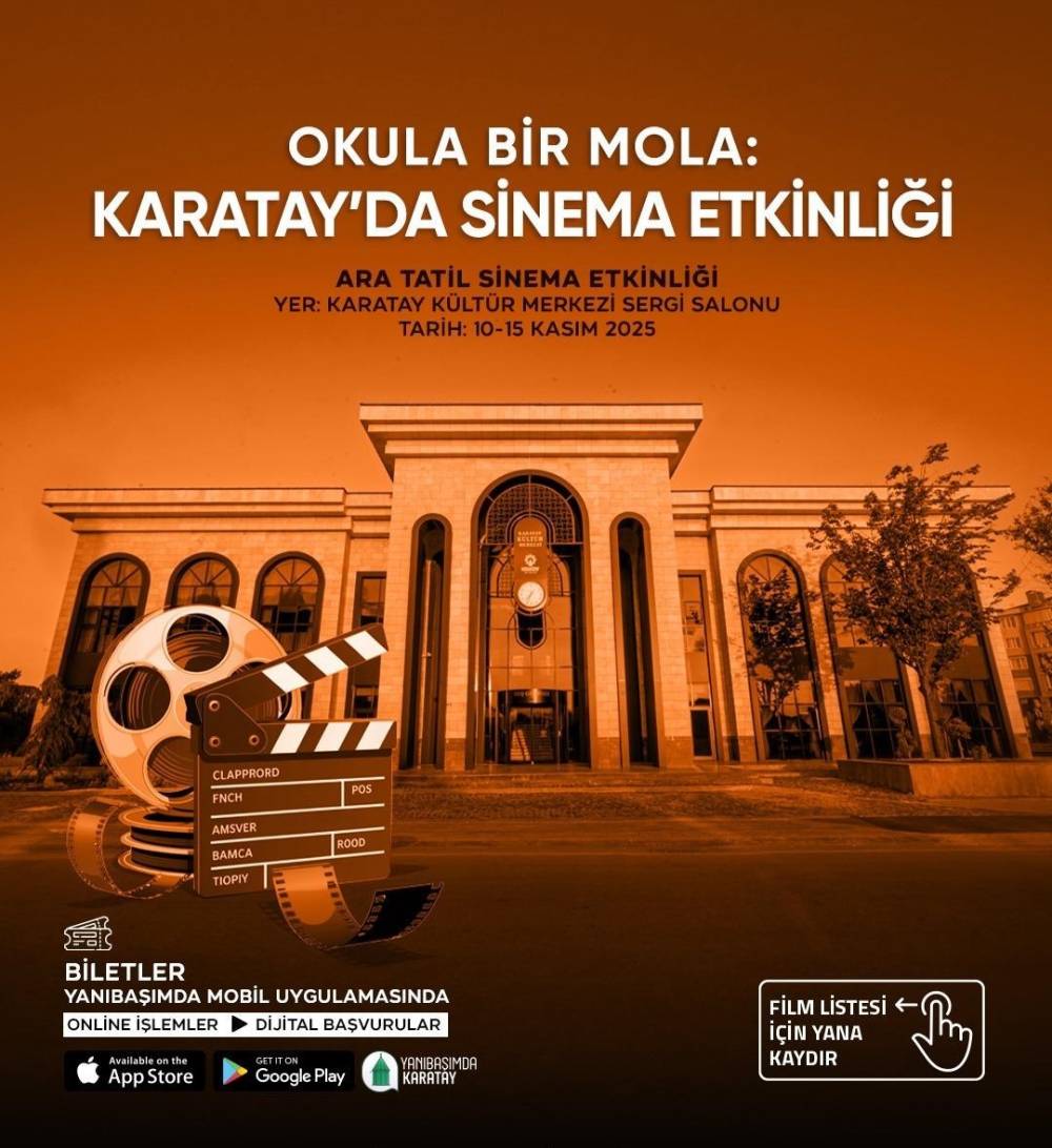 Konya'da ücretsiz sinema! Filmler belli oldu