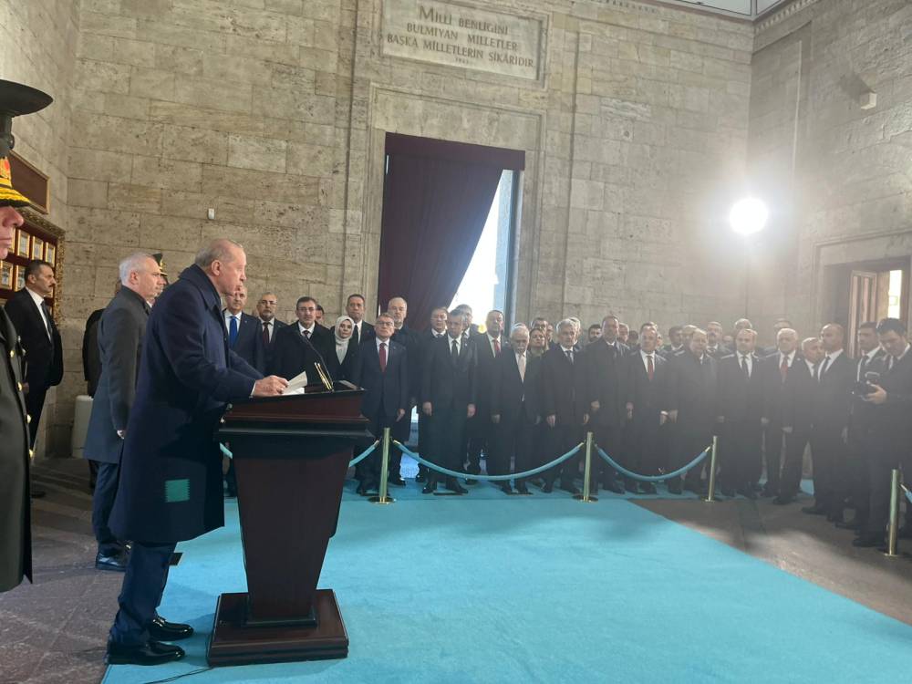 Anıtkabir'de 10 Kasım töreni