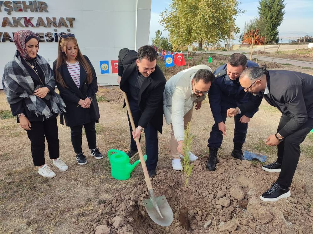 Konya Beyşehir’de fidanlar toprakla buluştu