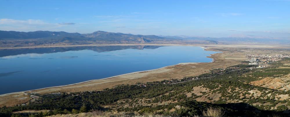 Burdur Gölü 55 yılda 21,3 metre çekildi