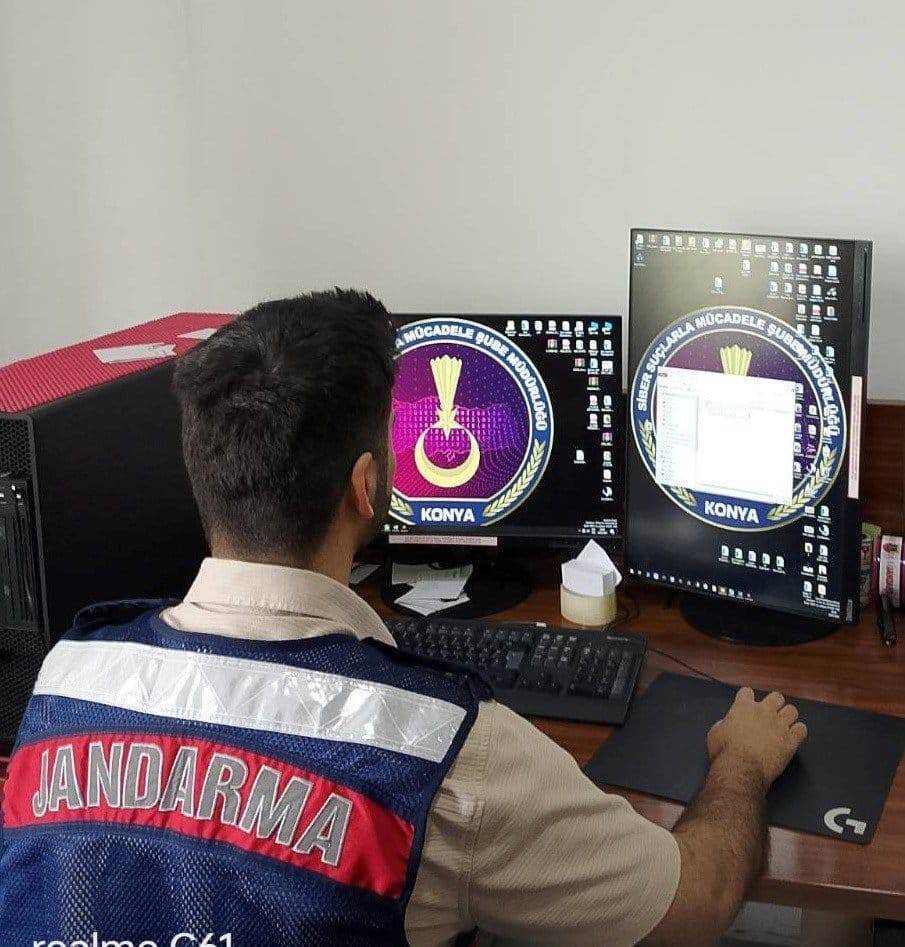 Konya’da jandarmadan sanal devriye!