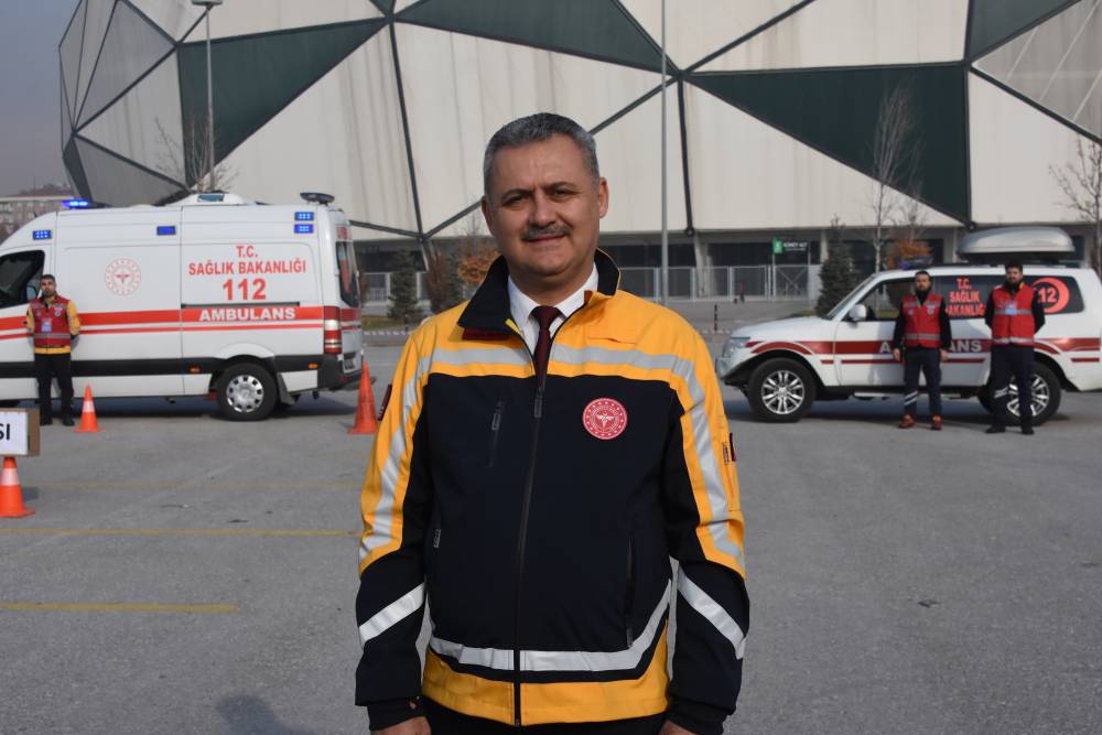 Konya'da ambulans rallisi düzenlendi