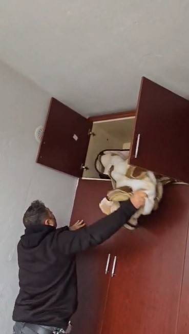 Konya merkezde aranan şahsın yakalandığı yer pes dedirtti