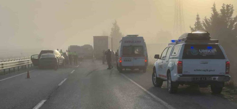 10 araçlı zincirleme kaza