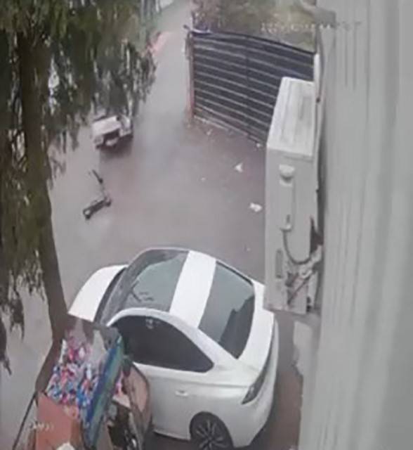 Akıl almaz kazanın güvenlik görüntüsü ortaya çıktı! O anlar...