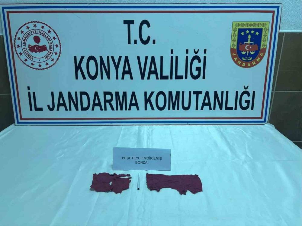 Konya’da jandarmadan uyuşturucu operasyonu