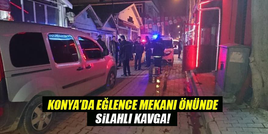 Eğlence merkezi önünde silahlı kavga: 2 yaralı