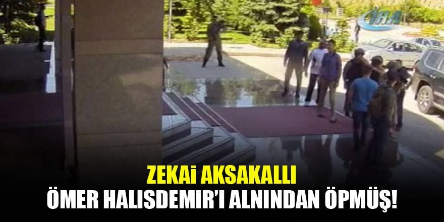 İlk kez ortaya çıktı! Aksakallı'nın şehit Halisdemir'in alnından öptüğü an...