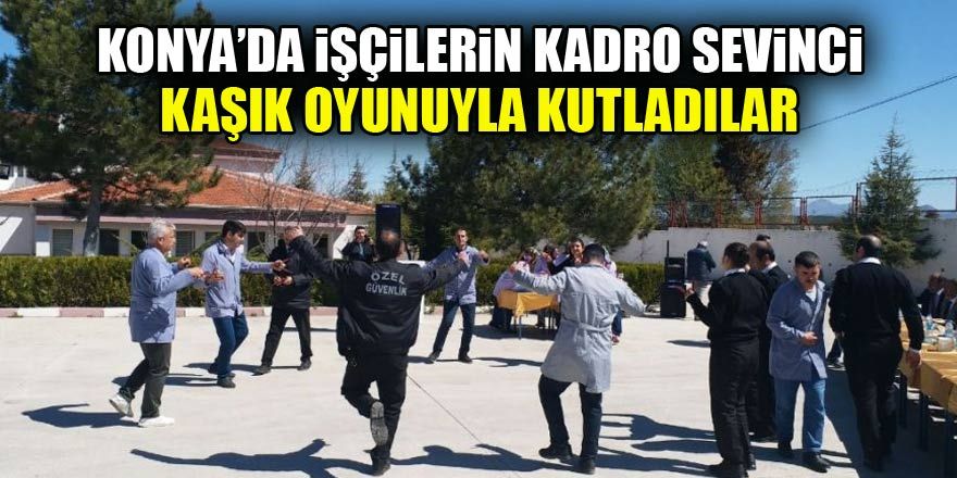 Kadro sevincini kaşık oyunuyla kutladılar