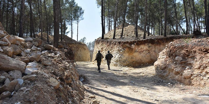 Afrin'de bin teröristi alacak yer altı karargahı bulundu