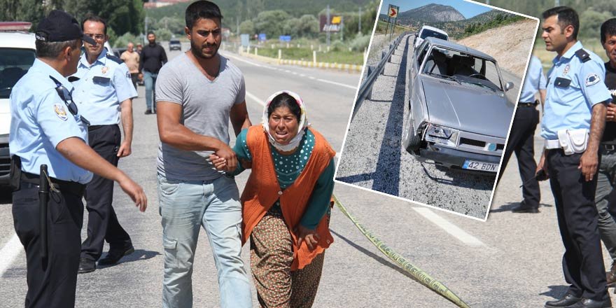 Konya trafik terörü! hem çarptı hem kaçtı