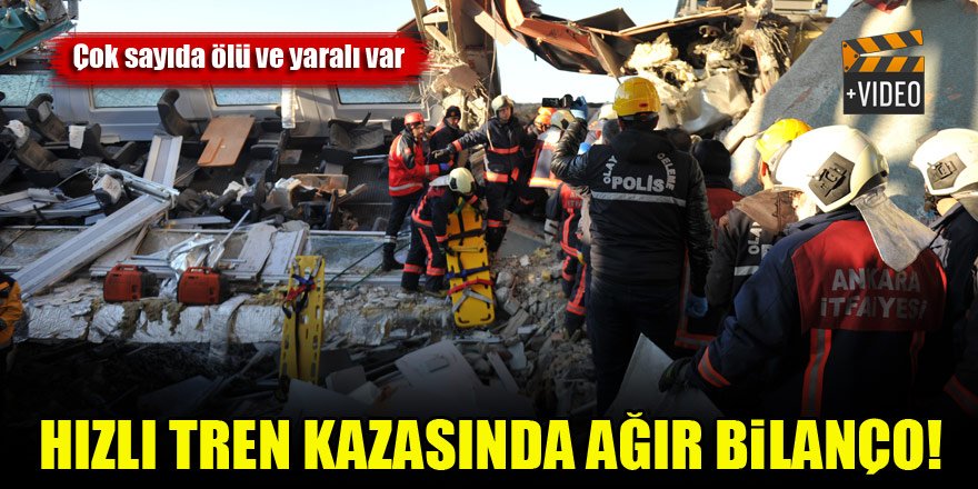 Hızlı tren kazasında ağır bilanço! Çok sayıda ölü ve yaralı var