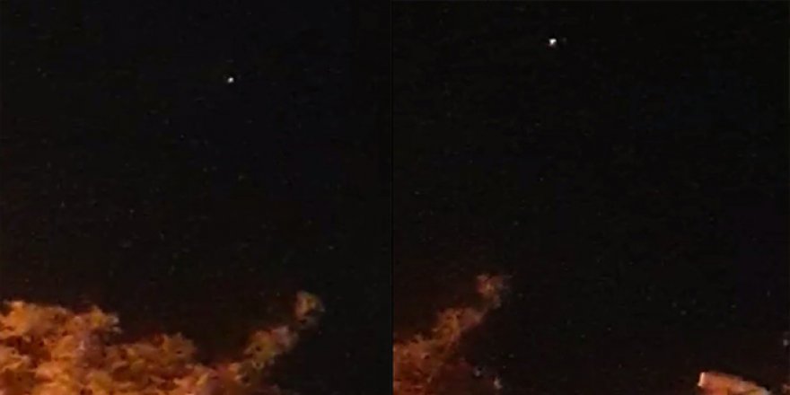 UFO  gördüğünü sanan vatandaş hemen telefona sarıldı 'Vallahi gördüm bu sefer hey yavrum benim'