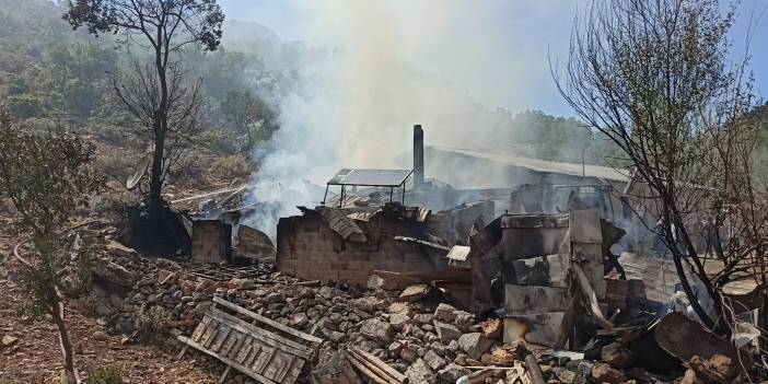 Konya'da ev ve samanlık yangını: 1 yaralı