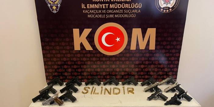 Konya’da Silindir Operasyonu: 4 gözaltı