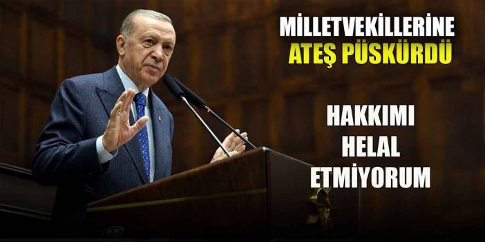 Cumhurbaşkanı Erdoğan’dan milletvekillerine Aldığınız maaşlar haramdır!