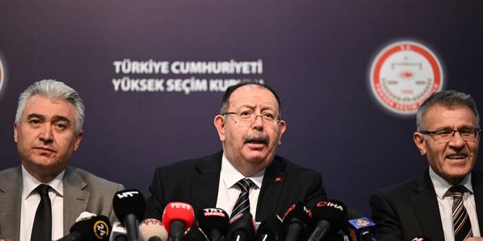 YSK Başkanı Yener açıkladı! Seçimler 2. tura kaldı