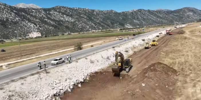 Beyşehir-Derebucak-Antalya Kara yolunda duble yol çalışmaları başladı