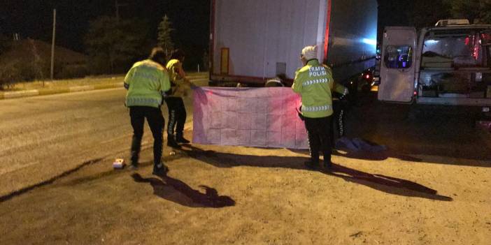 Konya Ereğli'de tırın çarptığı genç hayatını kaybetti