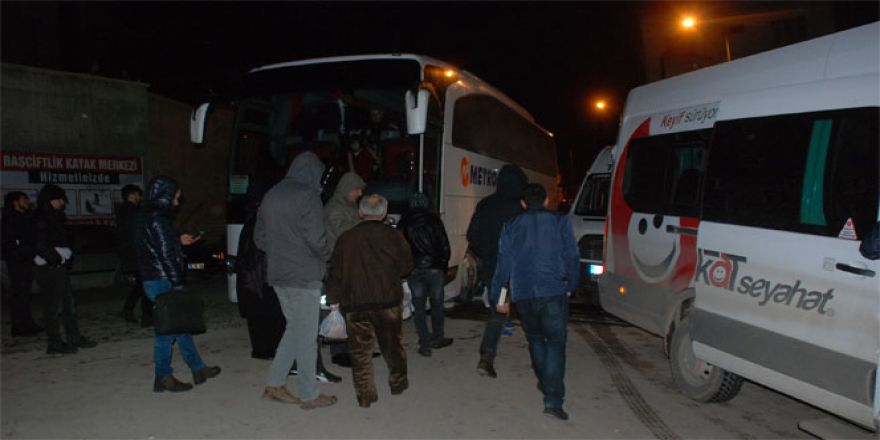 Freni boşalan otobüste yolcular ölümden döndü