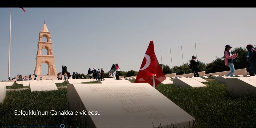 Selçuklu’nun Çanakkale videosu rekor kırıyor