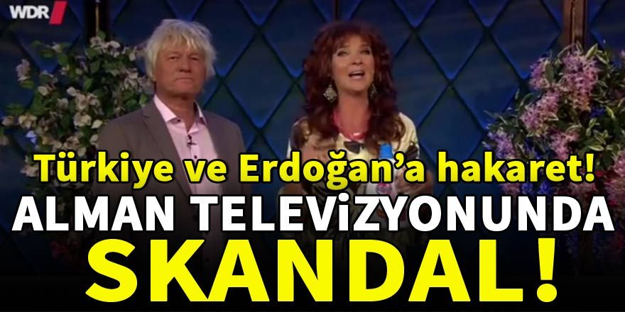 Alman devlet televizyonunda skandal