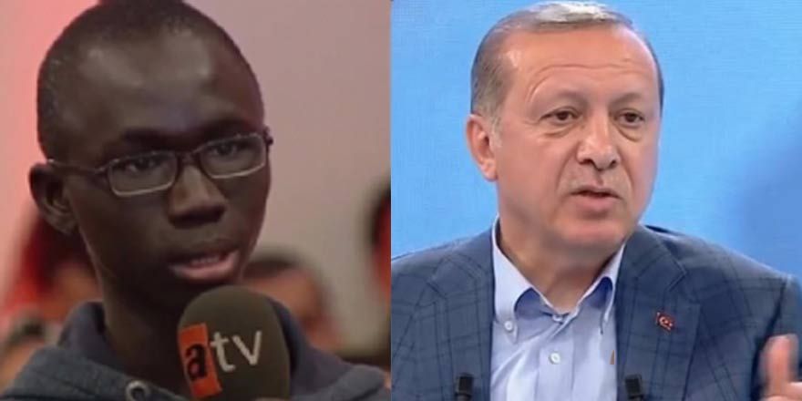 Senegalli öğrenci'den Erdoğan'a: Sizi dünya lideri olarak görüyoruz