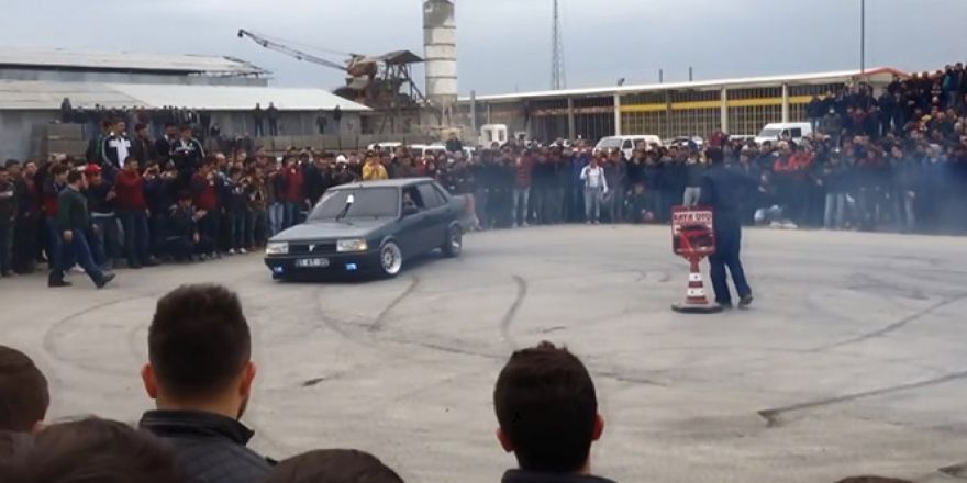 Drift yapan şahincilere operasyon