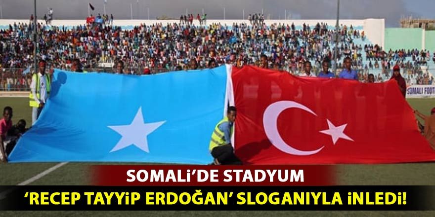 Somali'deki terör protestosunda Erdoğan sloganları