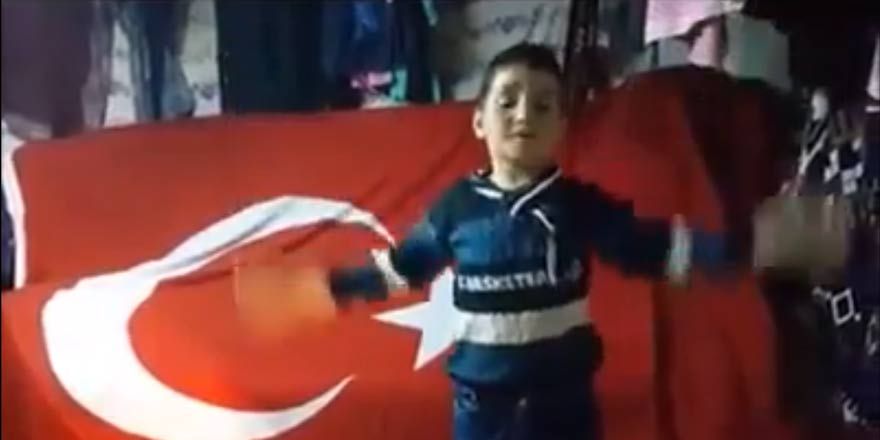 Derbentli çocuklardan İstiklal Marşı videosu